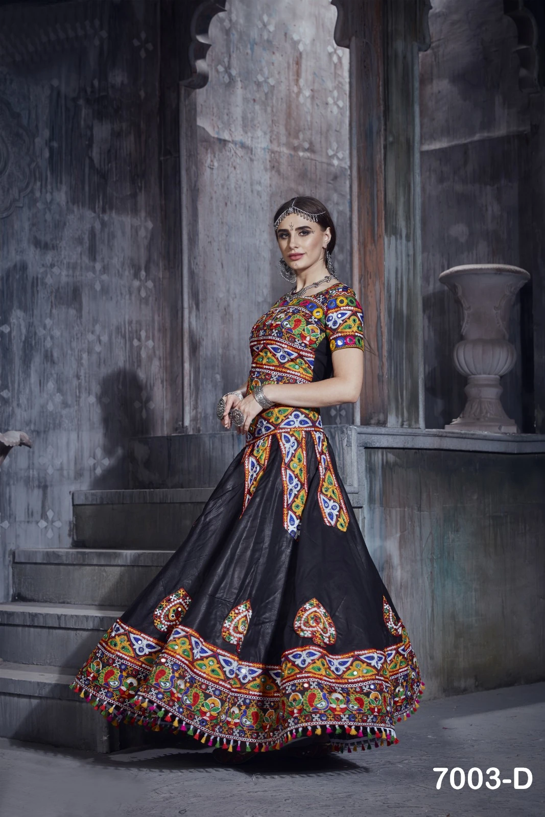 Aawiya Rajwadi Vol 1 Art Silk Wholesale Navratri Chaniya Choli Collection Catalog — Wholesale Lehenga, MPA wholesale from Surat - Gallery Image 3